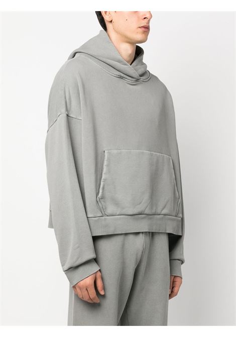 Grey washed drop-shoulder sweatshirt - ENTIRE STUDIOS -  unisex ENTIRE STUDIOS | ES2125RH